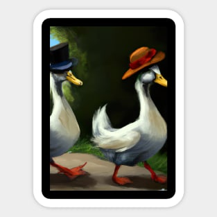 Two ducks Sticker